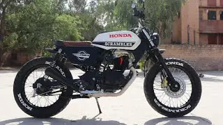CBZ Modified By Nikhil Custom Motorcycle and hero honda CBZ Modified india Motomahal and CafeRacer