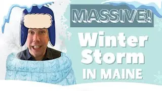 How bad are snow storms in MAINE | Winter in Maine