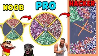 SHINCHAN CLONE 10000000+ BALLS AND MAKE GOD LEVEL BALL WITH FRANKLIN AND CHOP |NOOB VS PRO VS HACKER