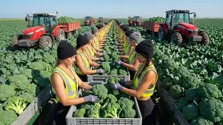 Inside America&rsquo;s $9 Billion Broccoli Industry 🇺🇸 | How Large-Scale Farms Feed Millions
