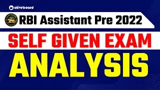Self Given Exam Analysis RBI Assistant Pre 2022 | Shift - 1 (26 March 2022)