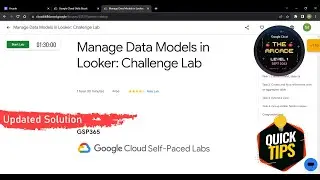 Manage Data Models in Looker: Challenge Lab | Updated Solution | Free Swags | Arcade Game