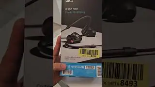 Sennheiser IE 100 Pro Black in Color | Review & Unboxing Video. #unboxing #sennheiser #hd #shorts