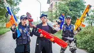 Nerf Guns War : S.W.A.T Men Of TTNerf Team Special Warn Ninja Attack Boss XX Criminal Dangerous