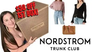 THIS BOX IS HUGE! Nordstrom Trunk Club Unboxing, Try On & Review