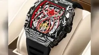MUSANFIGO Men's Automatic Mechanical Watch Fashion Night Glow Waterproof Watchfather's day gift