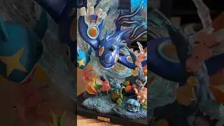 Beautiful Kyogre statue is the highlight of my collection!!! #pokemon #pokemonfigures