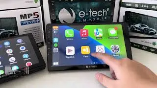 Testamos a nova multim&iacute;dia Mp5 Premium Plus + da Etech, CarPlay e Android auto sem fio
