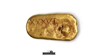 Spanish Colonial Gold Oblong Bar from the Nuestra Se&ntilde;ora de la Luz Offered for Auction by Stack's