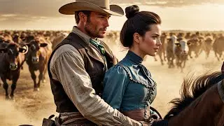 The Cattle Stampede Headed Straight For Her, The Cowboy Pulled Her Onto His Horse At The Last Second