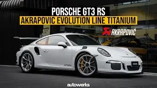 Porsche GT3 RS Akrapovic Evolution Line Titanium