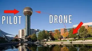 Hold my Beer! (The Sunsphere) Drone OUTSIDE - Pilot INSIDE