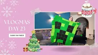 Я закончила вязать крючком плед по мотивам Minecraft! | Vlogmas 2025 День 23
