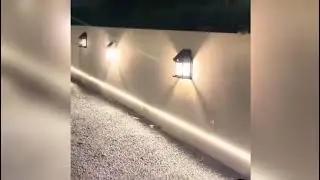 Solar Interaction Wall Lamp,Outdoor & Garden Night Light
