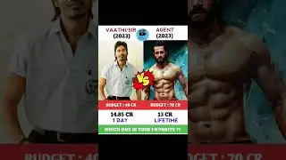 Vaathi Vs Agent Movie Comparison || Box Office Cecollection #shorts #vaathi #sir #dhanush #agent