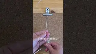 Easy & Simple Macrame Necklace    #diy #tutorial #shortsvideo