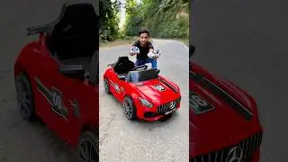 Little small Police car and Rc Mercedes Car Red 😱