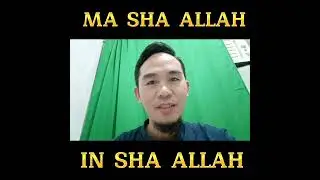 ARABIC PHRASES: INSHA ALLAH & MA SHA ALLAH | Difference between Insha Allah and Ma sha Allah