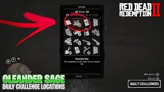 Oleander Sage Locations For Daily Challenges Red Dead Online (RDR2)