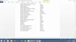 Windows 10 Run Commands list