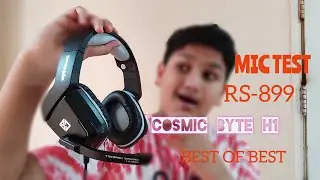 COSMIC BYTE H1 GAMING HEADSET UNBOXING AND MIC TEST |TECH WITH ADIRAJ.
