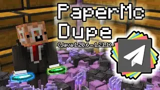 New Minecraft Dupe for PaperMC | Works on 1.20.6 - 1.21.1