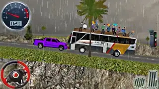 Uphill Bus Simulator 🚍 | Extreme Mountain Road Driving Challenge - Android Gameplay 