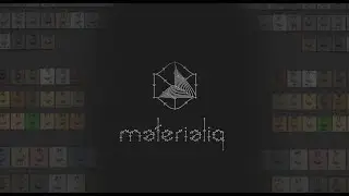 Blender材质插件Material Library Materialiq 200种材质！