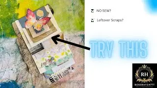 💡 Waterfall Junk Journal &ndash; No-Sew Hinge Binding! Easy DIY Scrap Paper Journal