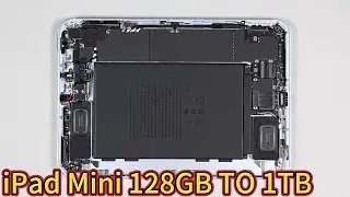 iPad Mini7 Upgrade the hard drive from 128GB to 1TB 