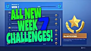 ALL WEEK 7 CHALLENGES in FORTNITE BATTLE ROYALE SEASON 9!