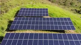 Mini usina fotovoltaica em &aacute;rea rural