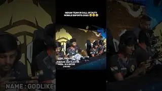 INDIAN TEAM IN MOBILE ESPORTS BEFORE VS NOW #codmobile #india #shorts