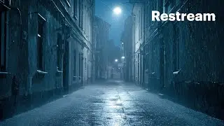 Sweet Deep Sleep Vol 80 - A moonlit alley covered in shimmering rain. #sleep #youtube #sleepmusic