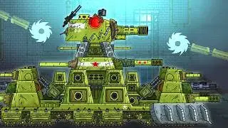 LEVIATHAN vs MEPHISTOPHELES! High-explosive mortar shot - Cartoons about tanks