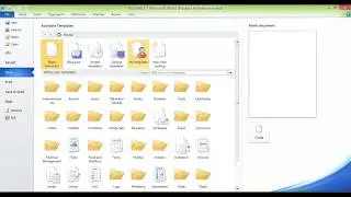 How to Use Templates Ms Word templates  | learn templates in ms word Tutorial