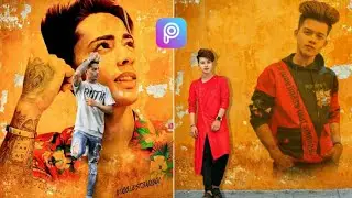 PicsArt Own Wall photo editing || PicsArt photo editing || Creative dual photo editing . . #picsArt