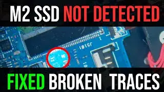Asus UX363 M.2 SSD Not Detected After Battery Replacement | Broken Traces & Micro-Solder Repair