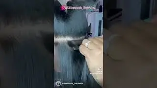 PRESSING WITH THE 🔥HOT COMB😳 NOT❌PLUG IN🔌