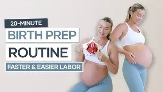 20 Minute Labor Prep Routine Open Your Pelvis For Birth & Relax Your Pelvic Floor | All Trimesters