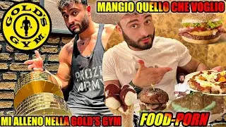 MI ALLENO NELLA GOLD'S GYM E MANGIO QUELLO CHE VOGLIO   FOODPORN  MILANO - SGARRO EDITION