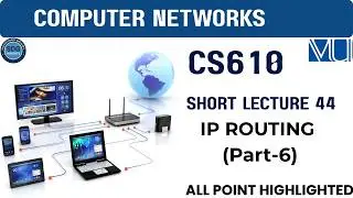 CS610 Short Lecture 44 | Computer Networks | 100% Exam Concepts Cleared
