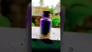 #mini bottle art with #salt #