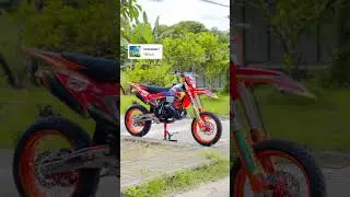 SUPERMOTO NINJA BODY KTM2025 #modifikasitrail #trailmodif #trailterbaru #dirtbike #jualtrail
