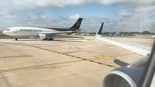 Delta 839 A321 Taxi and Takeoff from Dallas Ft Worth International Airport