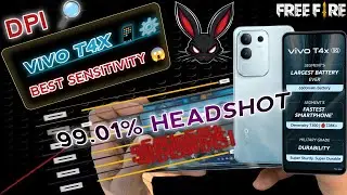 VIVO T4X  SENSITIVITY | DPI SETTING FREE FIRE HEADSHOT 💯