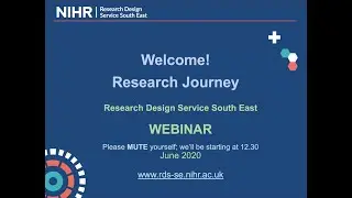 NIHR RDS SE Research Journey Seminar event - Dr Catherine Evans