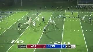 Shoremen Lacrosse - Luke Brennan Behind The Back Go-Ahead Goal at F&M (4/17/24)