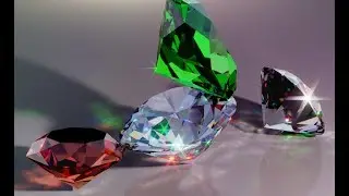 Blender Tutorial - rendering diamonds and gemstones - YafaRay Render [ENG]