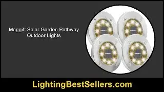 maggift solar garden pathway outdoor lights